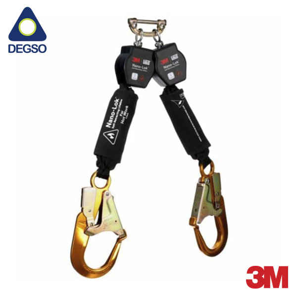 Auto retráctil 3M™ DBI-SALA® Nano-Lok™ 3100570 de brazos gemelos de Kevlar® de 6 pies (1.8 m)