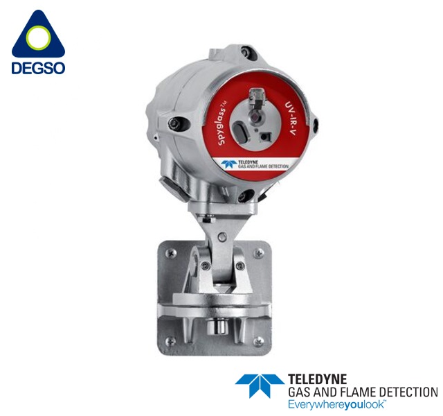 Detector de flama con cámara de video a color, para hidrocarburos, cumple con NFPA 33, HART, SIL 2, 3/4 NPT
