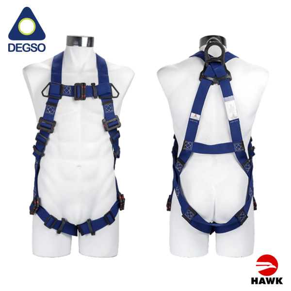 Arnés  1 anillo en H para arco eléctrico de Kevlar® Nomex® con resistencia 426°C con herrajes de acero recubiertos con material dieléctrico resiste 40 cal/cm2. Cumple ANSI Z359.11-2021, EN 361:2002, ASTM F887.