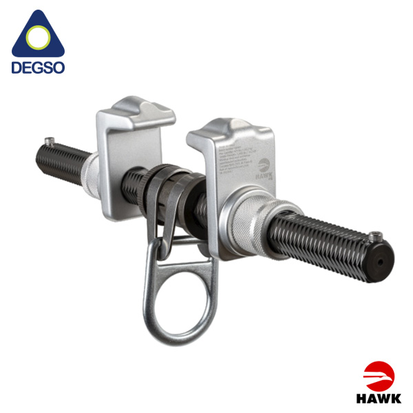 Dispositivo móvil para anclaje a vigas de apertura: 3.5&quot; a 12&quot; y diámetro barra: 1 5/32&quot; cumple ANSI Z359.18-2017 y EN 795:2012