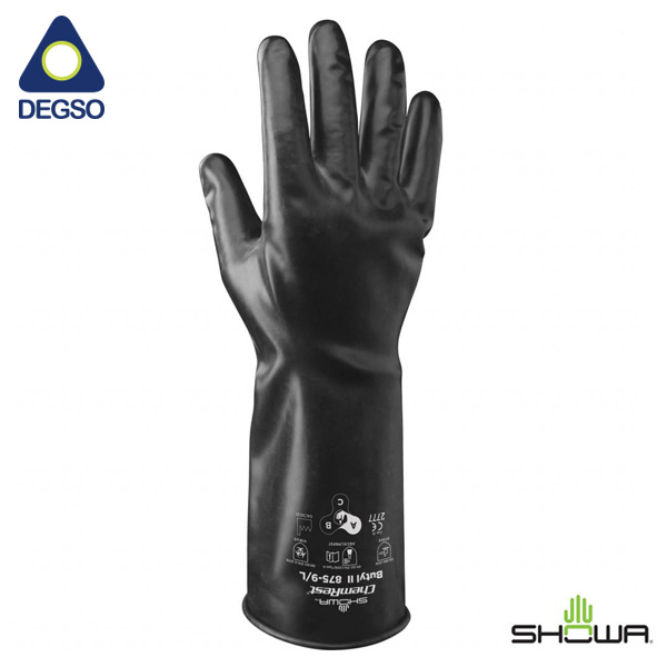 Guante de butilo para químicos SHOWA® 875