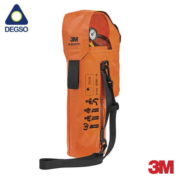 Dispositivo de respiración de escape de emergencia 3M™ Scott™ ELSA EEBD-N 8007213-D, 10 min (vacío)