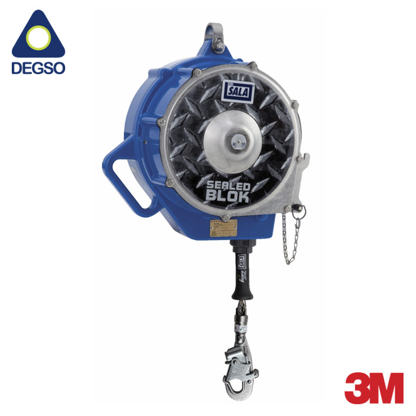 Línea de vida de 3 vías con soporte, cable de acero inoxidable 3M™ DBI-SALA® Sealed-Blok™