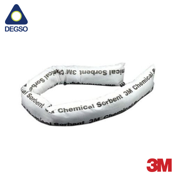 Minicordón absorbente para químicos 3M™ P-200 (paquete de 12 minicordones de 3 pulgadas x 4 pies)