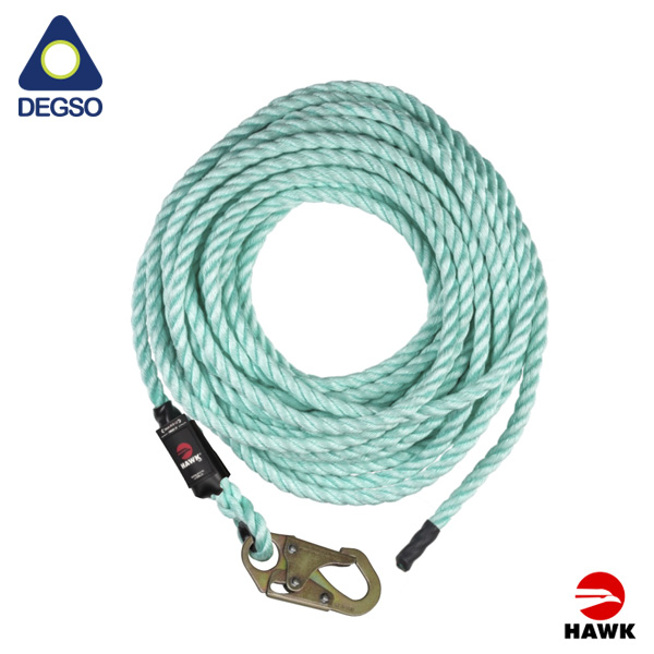 Cuerda semi-estática de POLYSTEEL 5/8 de pulgada de diámetro y 200 pies (60 m) de largo