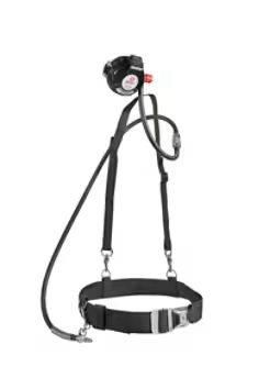 Respirador de suministro de aire 3M™ Scott™ E-Z Airline con arnés de nylon, con regulador E-Z Flo Modulair™, conexión a manguera tipo Hansen (no incluye la pieza facial ni la manguera)