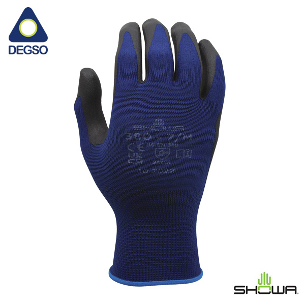 Guante de uso general con palma de espuma de nitrilo SHOWA® 380