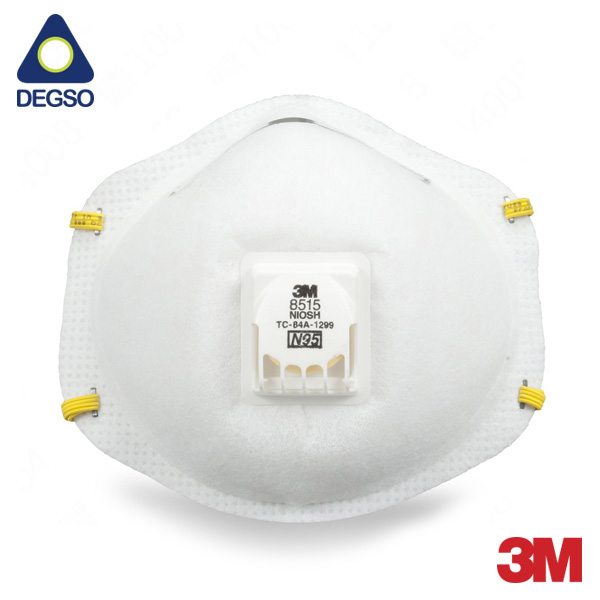 Respirador valvulado 3M™ 8515 (caja de 10 unidades)