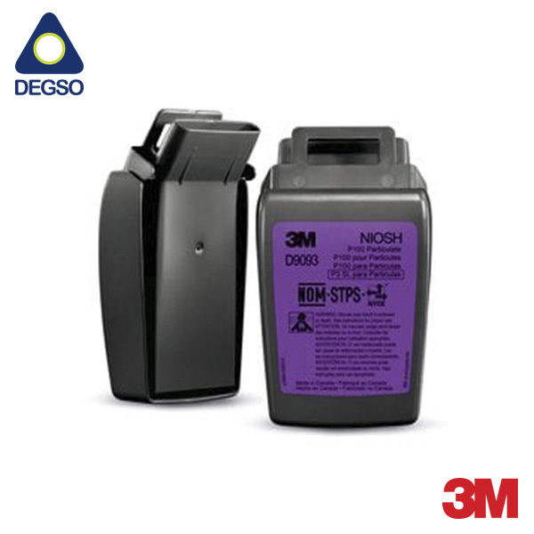 Filtro 3M™ Secure Click™ D9093 para partículas P100 con cubierta plástica