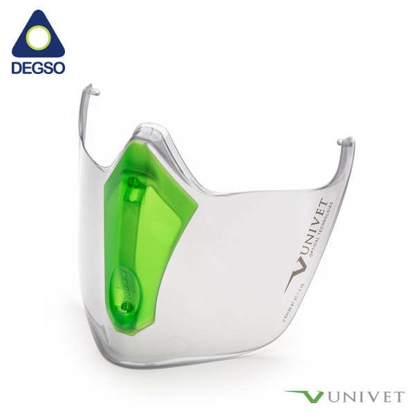 Protector facial Univet 6X3F para monogafa 6X3