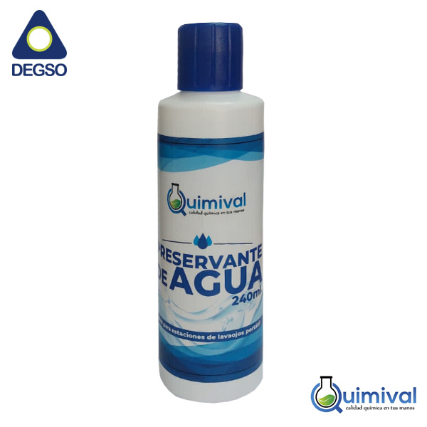 Preservante para agua de lavaojos portátil (botella de 240 ml)