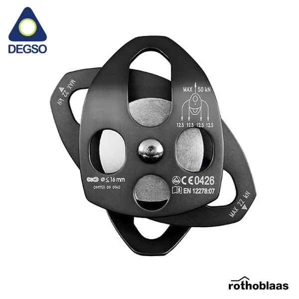 Polea doble de aluminio DOUBLE