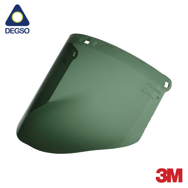 Visor de policarbonato verde obscuro 3M™ WP96C