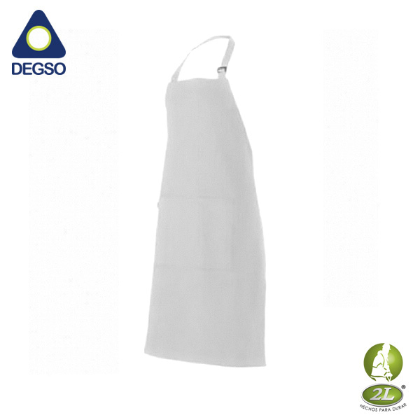 Delantal Impermeable Industrial Blanco Calibre 14  Dims: 1.10 x 0.70 cm