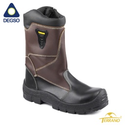 Bota de cuero punta composite suela PU 8202