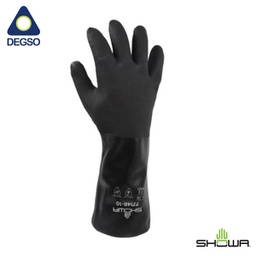 [BE7714R-10] Guante para químicos recubierto de PVC SHOWA® 7714R