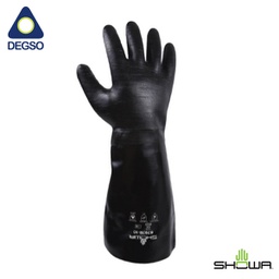 [BE6797R-10] Guantes de neopreno reforzado sobre algodón 18&quot;