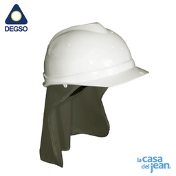 [DG150-AZ] Nuquera de tela azul adosable a casco