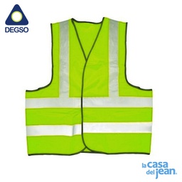 Chaleco reflectivo amarillo fluorescente clase 1