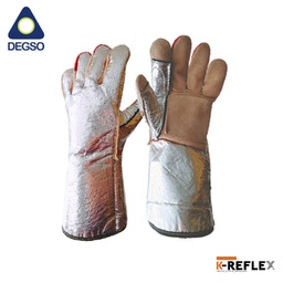 [KONGUACXFUN3126300] Guante aluminizado 18&quot; con palma de cuero
