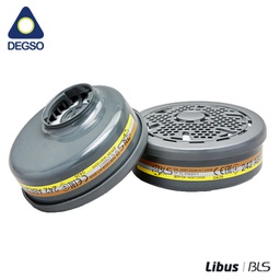 [BLS242] Cartucho BLS 242 para gases y vapores orgánicos, inorgánicos, ácidos y formaldehído ABE2