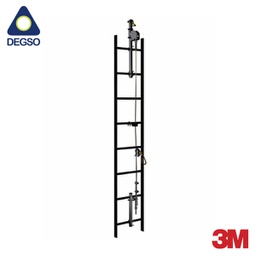 [3M6118030] Sistema de línea de vida vertical 3M™ DBI-SALA® Lad-Saf™ de acero galvanizado de 30 pies (9.1 m)