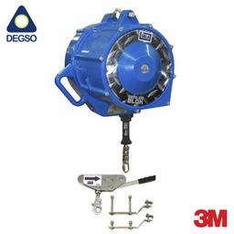 [3M3303015] Dispositivo de descenso automático 3M™ DBI-SALA® Rollgliss™ 3303015 con kit hardware cable/gancho de acero galvanizado de 200 pies