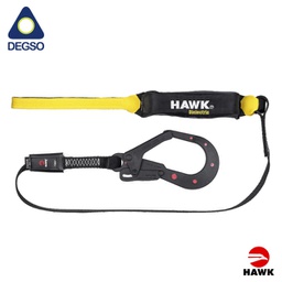 [HAWK651T-1.80] Línea de vida simple dieléctrica de 1,8 m con gancho grande, diámetro de apertura 55 mm HAWK® 651T-1.80 (EN)