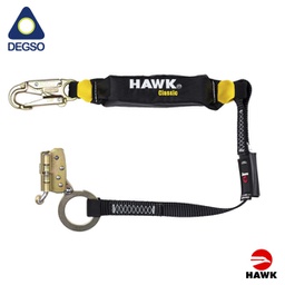 [HAWK601SCN-58] Arrestador de caída de 0,90m para cable de acero de 5/8&quot; con paquete absorbedor. Cumple EN 355:2002