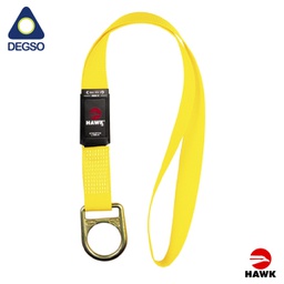 [HAWK901-6FT] Eslinga de anclaje con anillo D en un extremo, 6 pies cumple ANSI Z359.18-2017 y EN 795:2012