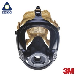 Pieza facial de cara completa 3M™ Scott™ AV-3000 SureSeal con arnés de caucho