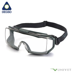 [UN5X2030600] Monogafa Univet 5X2 clara Hybrid con banda y recubrimiento VPLUS UV400