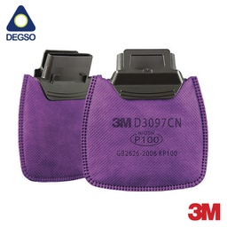 [3MD3097] Filtro 3M™ Secure Click™ D3097 para partículas P100, ozono y niveles molestos de vapores orgánicos