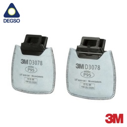 [3MD3078] Filtro 3M™ Secure Click™ D3078 para partículas P95, ozono y niveles molestos de vapores orgánicos y gases ácidos